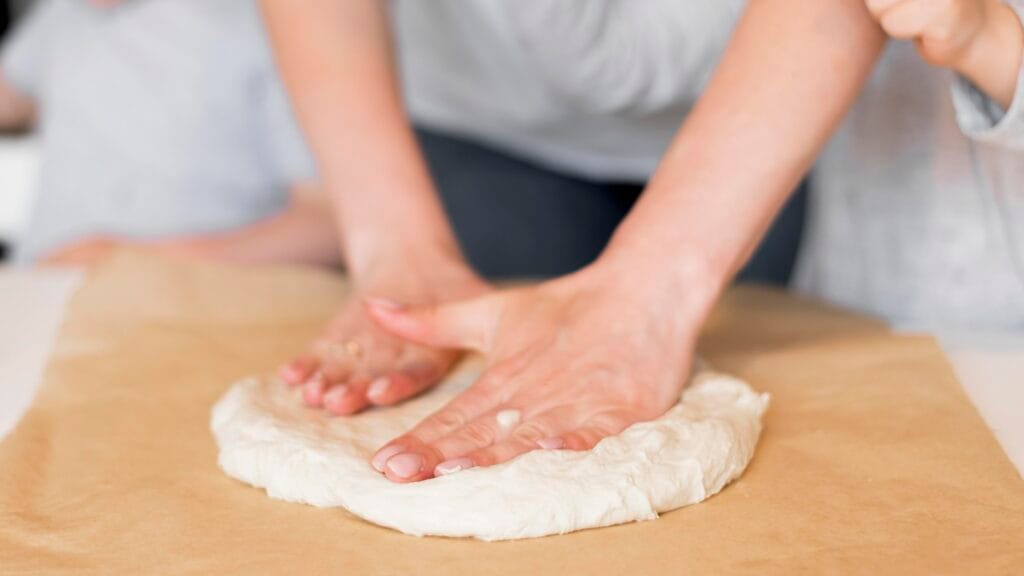 front view cooking home concept